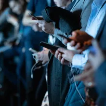 a man talking on a cell phone